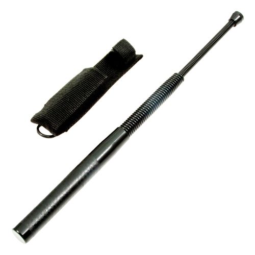 17" Black Spring Baton