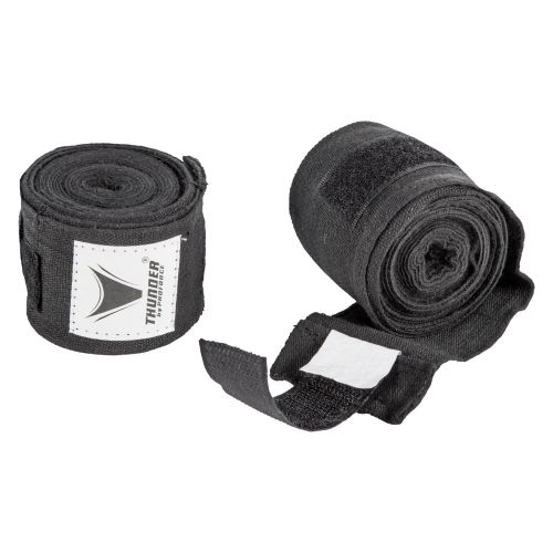 117" Hand Wraps Black Lycra Thunder