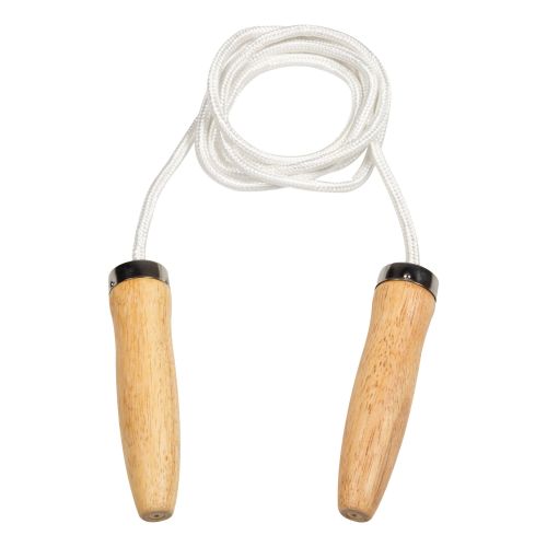 Jumprope Wood Handle Nylon Ball-Bearing