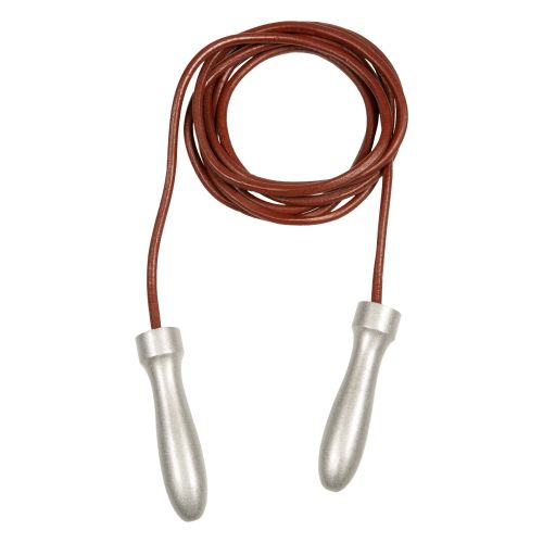 JUMPROPE "THUNDER" ALUMINUM HANDLES 9-FT LEATHER CORD