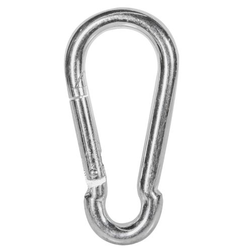 CARABINER HOOK SILVER 4"