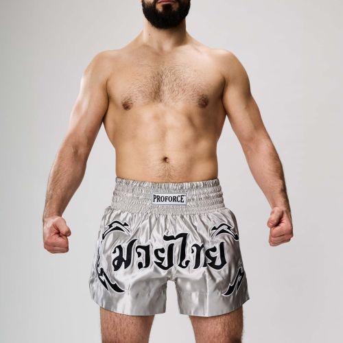 ProForce Sport Silver Angel Muay Thai Shorts